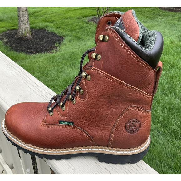 Georgia Boot Mens 8" Renegade 400G Waterproof Steel Toe Work G8398 Size 9 - Picture 1 of 16